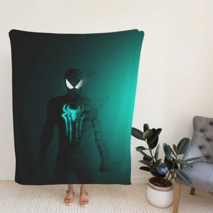Spider-Man Movie Neon Fleece Blanket
