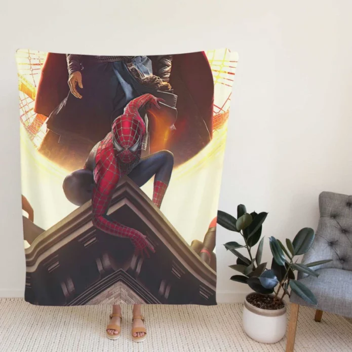 Spider-Man No Way Home Movie Peter Parker Fleece Blanket