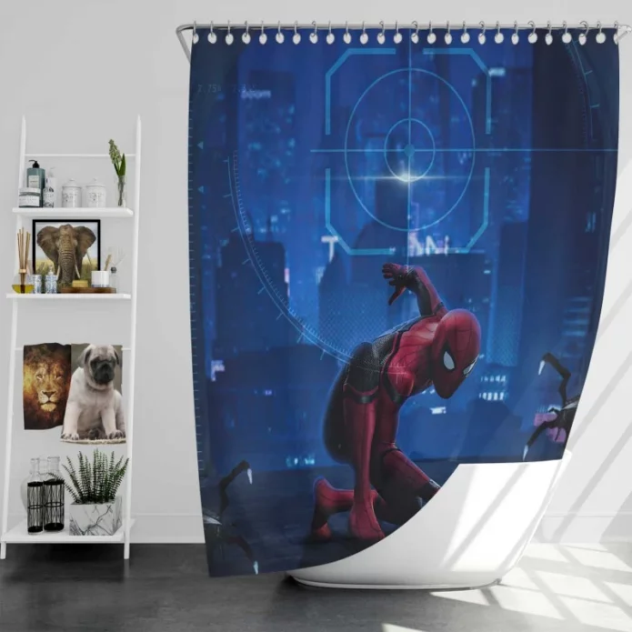 Spider-Man No Way Home Movie Superhero Bath Shower Curtain