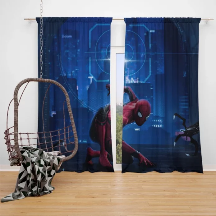 Spider-Man No Way Home Movie Superhero Window Curtain