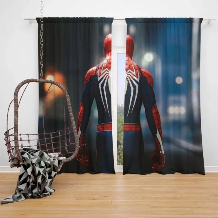 Spider-Man PS4 Advanced Suit Window Curtain