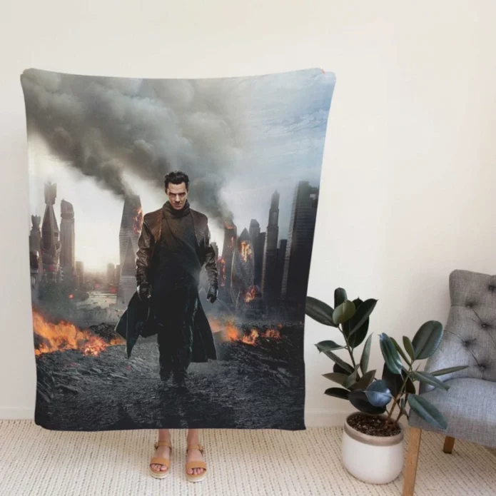 Star Trek Into Darkness Movie Benedict Cumberbatch Fleece Blanket