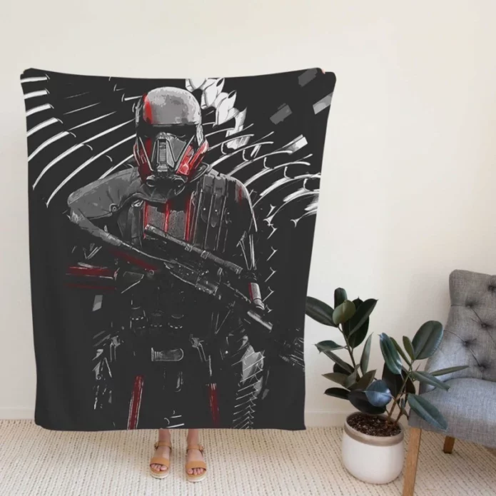 Star Wars Episode VII The Force Awakens Movie Shadow Trooper Fleece Blanket