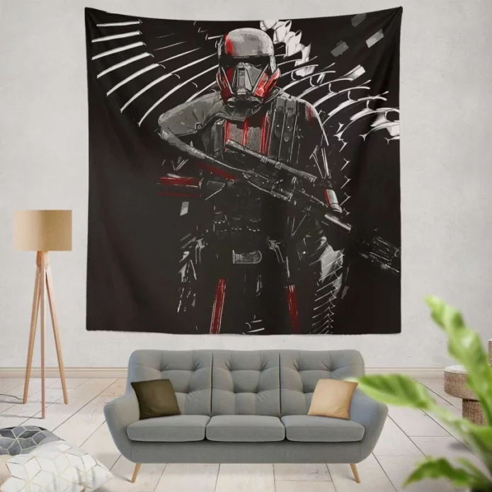 Star Wars Episode VII The Force Awakens Movie Shadow Trooper Wall Hanging Tapestry