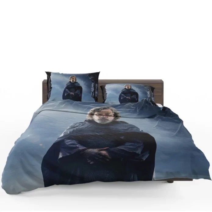 Star Wars The Last Jedi Movie Mark Hamill Luke Skywalker Bedding Set