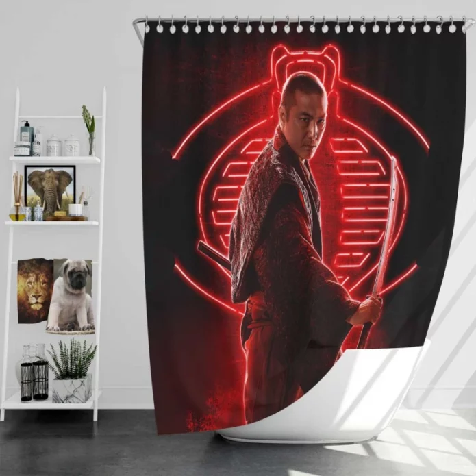 Takehiro Hira As Kenta In Snake Eyes GI Joe Origins Movie Bath Shower Curtain