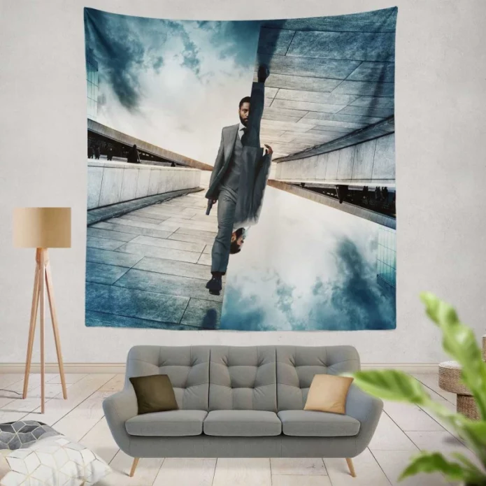 Tenet Movie John David Washington Wall Hanging Tapestry