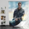 Terminator Genisys Movie Arnold Schwarzenegger Bath Shower Curtain