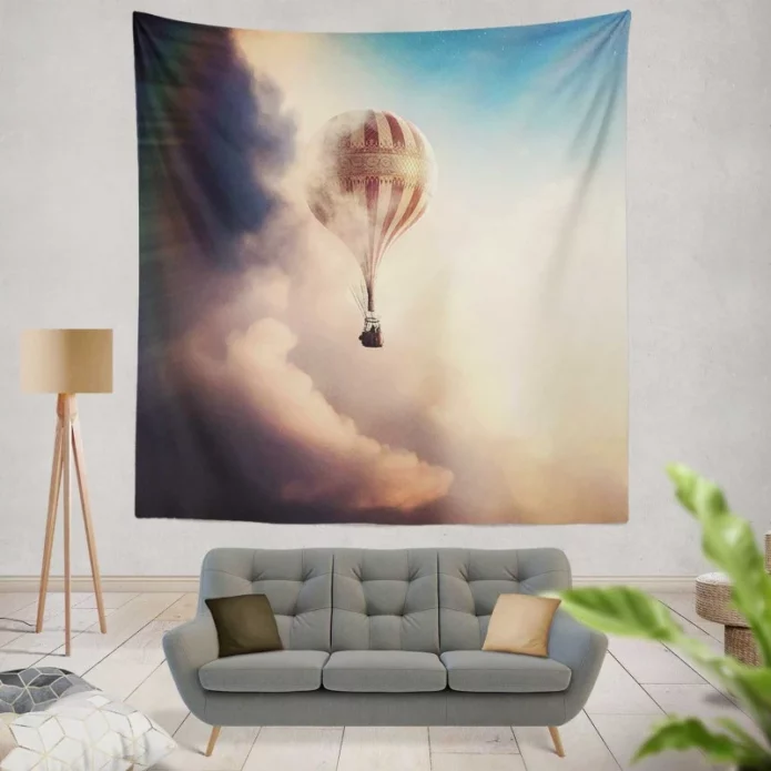 The Aeronauts Movie Hot Air Balloon Wall Hanging Tapestry