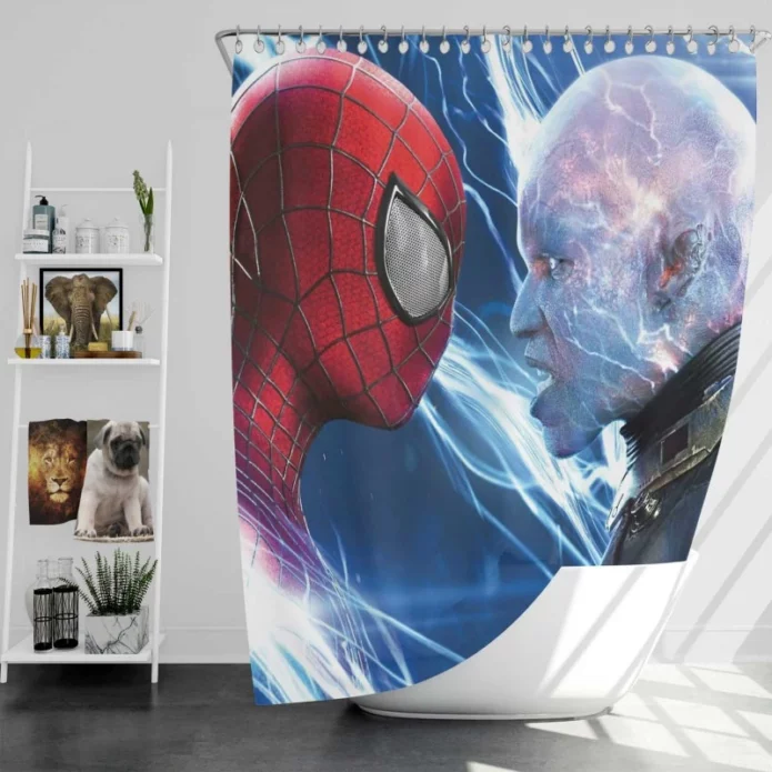 The Amazing Spider-Man 2 Movie Bath Shower Curtain