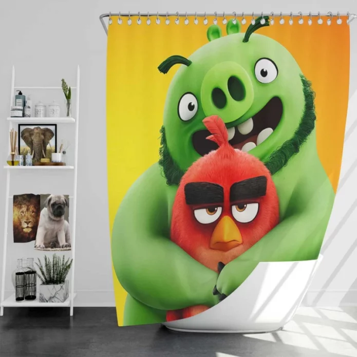 The Angry Birds Movie 2 Movie Bath Shower Curtain
