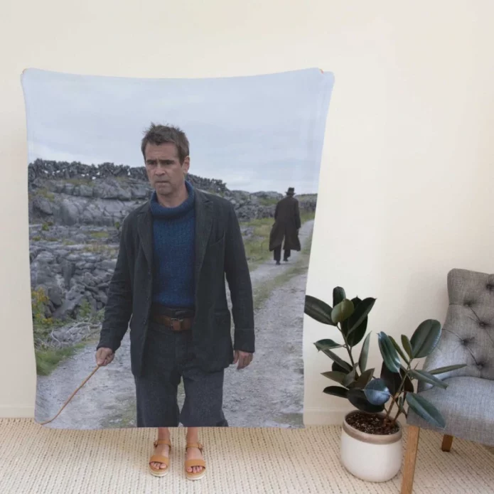 The Banshees of Inisherin Movie Colin Farrell Fleece Blanket