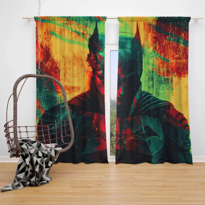 The Batman Movie DC Comics Window Curtain