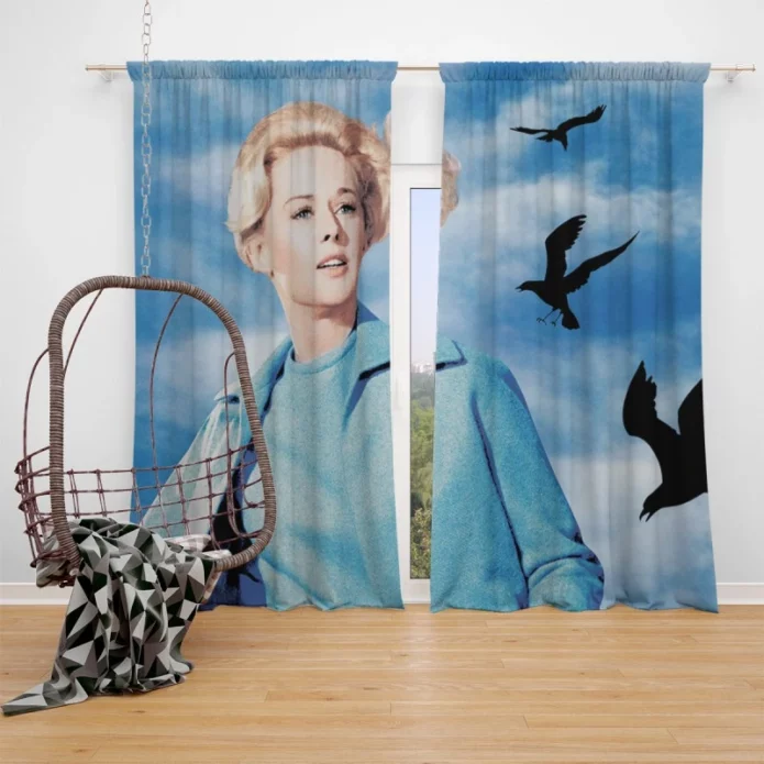 The Birds Movie Window Curtain