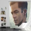The Contractor Movie Chris Pine Bath Shower Curtain