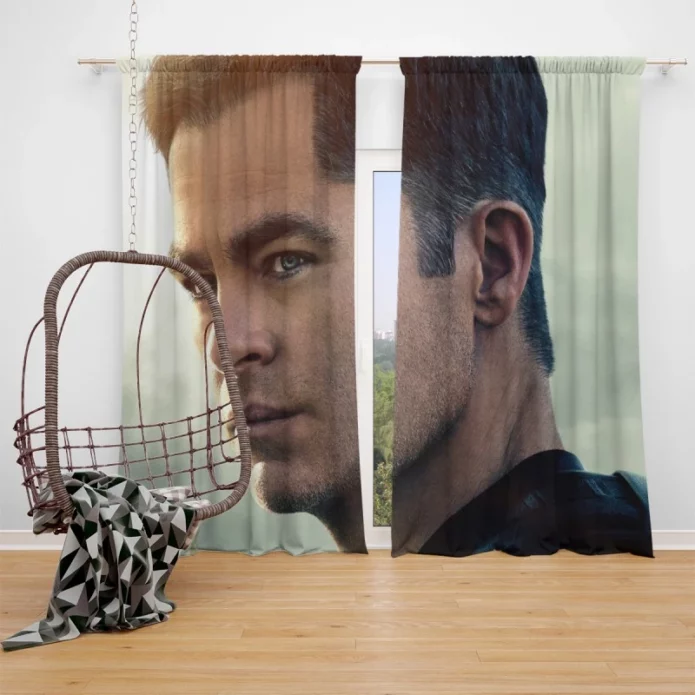 The Contractor Movie Chris Pine Window Curtain