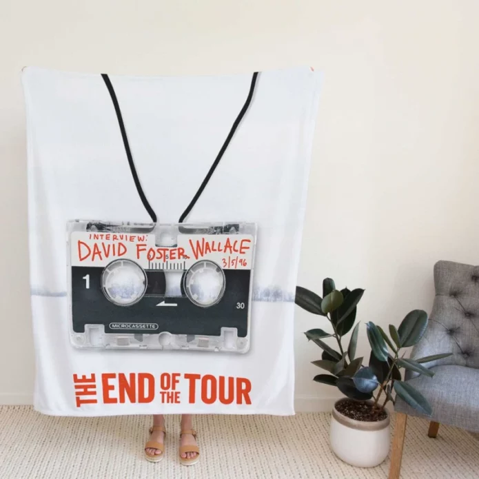 The End of the Tour Movie Fleece Blanket