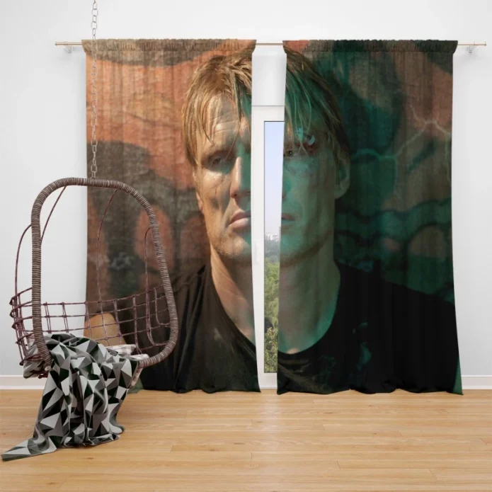 The Expendables Movie Gunnar Jensen Dolph Lundgren Window Curtain