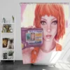 The Fifth Element Movie Leeloo Bath Shower Curtain