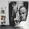 The Godfather Movie Marlon Brando Bath Shower Curtain
