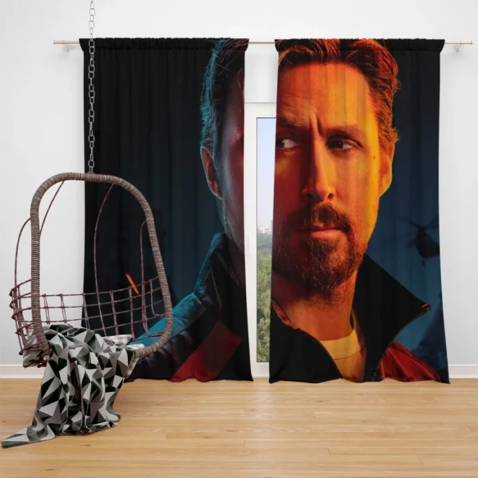 The Gray Man Movie Ryan Gosling Window Curtain