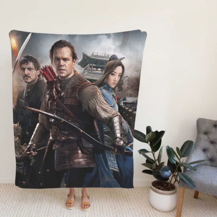 The Great Wall Movie Matt Damon Fleece Blanket