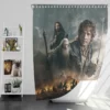 The Hobbit The Battle of the Five Armies Fantasy Movie Bath Shower Curtain