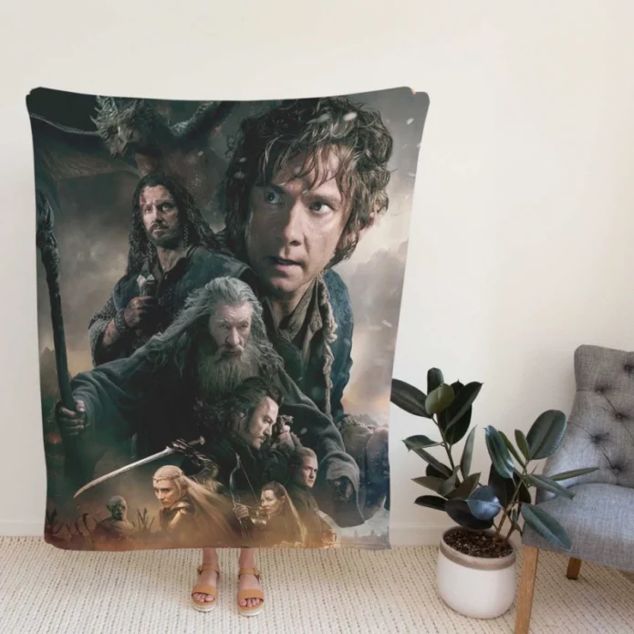 The Hobbit The Battle of the Five Armies Kids Movie Fleece Blanket