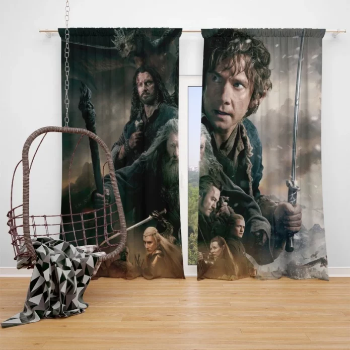 The Hobbit The Battle of the Five Armies Kids Movie Window Curtain