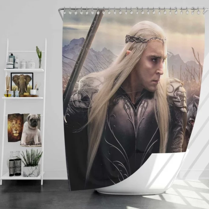 The Hobbit The Battle of the Five Armies Movie Bath Shower Curtain