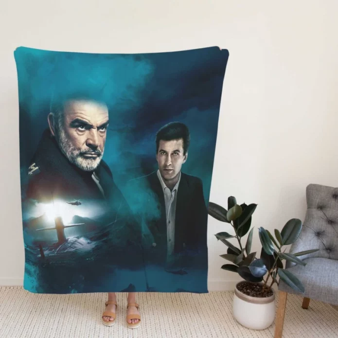 The Hunt for Red October Movie Sean Connery Alec Baldwin Fleece Blanket