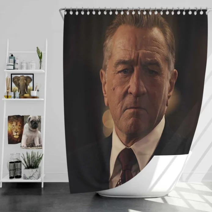 The Irishman Movie Robert De Niro Bath Shower Curtain