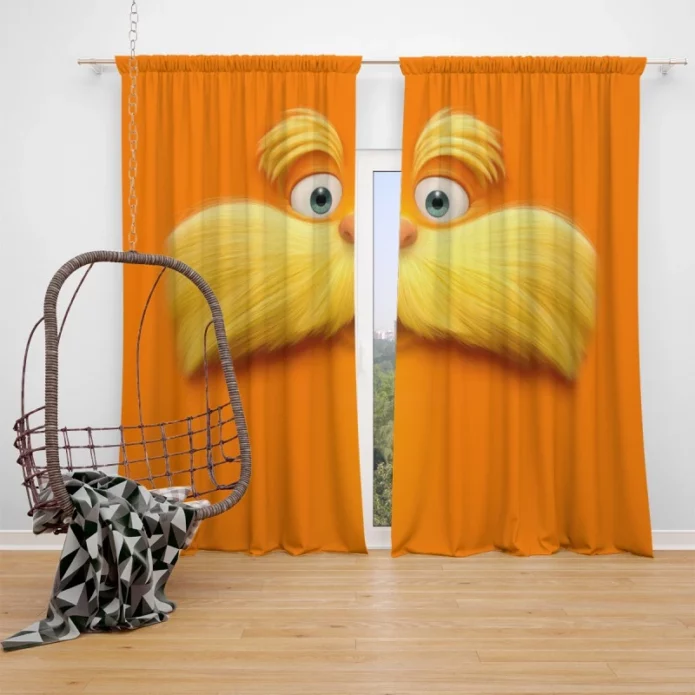 The Lorax Movie Window Curtain