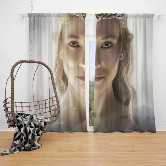 The Lord Of The Rings Movie Galadriel Window Curtain