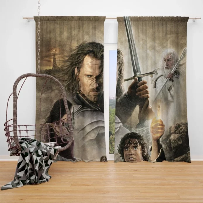 The Lord of the Rings The Return of the King Movie Window Curtain