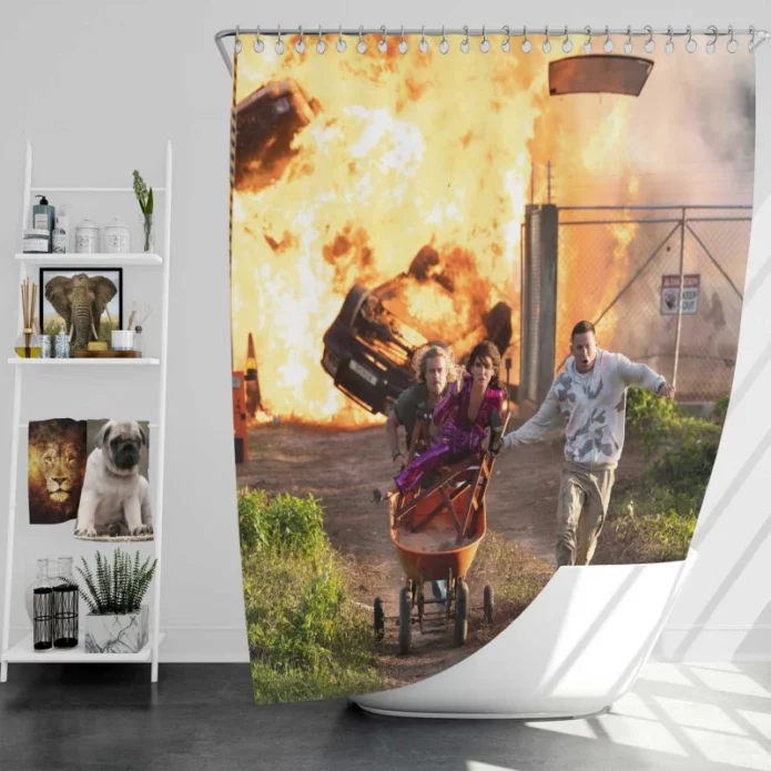 The Lost City Movie Sandra Bullock Bath Shower Curtain