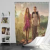 The Lost City Movie Sandra Bullock Channing Tatum Bath Shower Curtain
