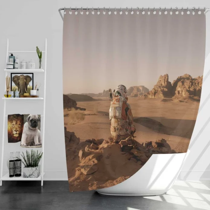 The Martian Movie Bath Shower Curtain