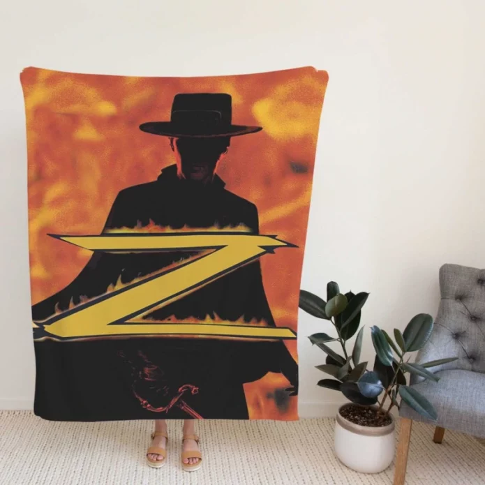 The Mask of Zorro Movie Fleece Blanket