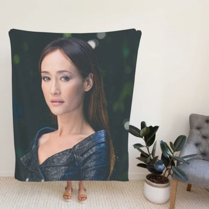 The Protege Movie Maggie Q Fleece Blanket