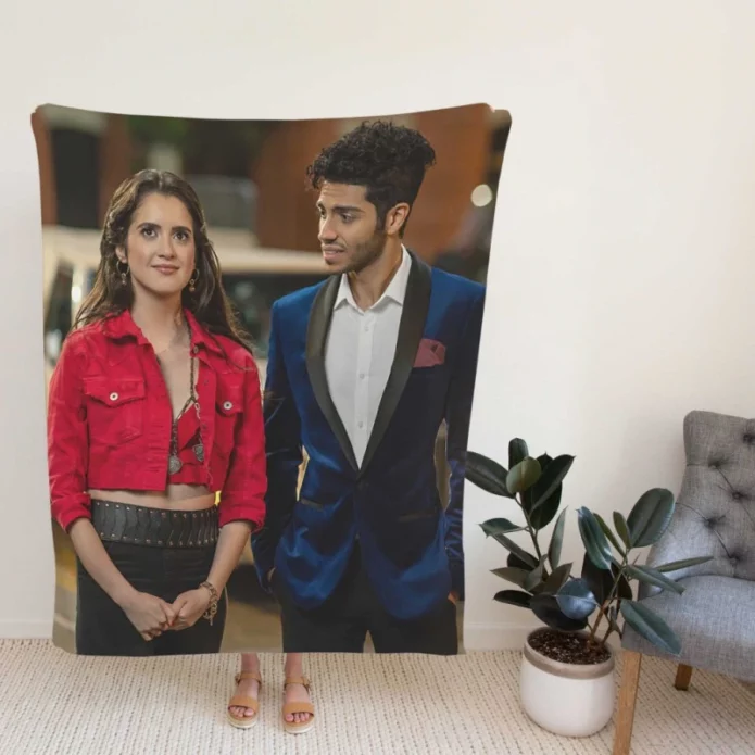 The Royal Treatment Movie Laura Marano Mena Massoud Fleece Blanket