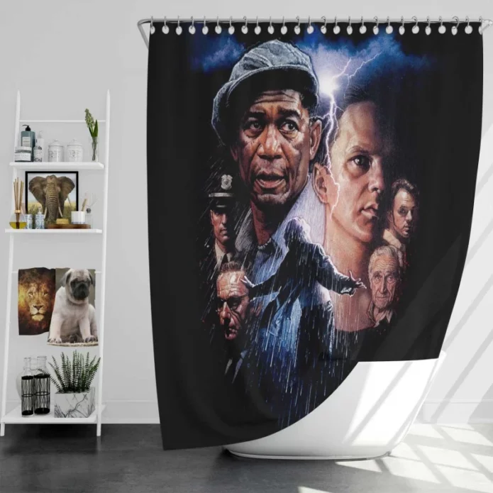 The Shawshank Redemption Movie Bath Shower Curtain