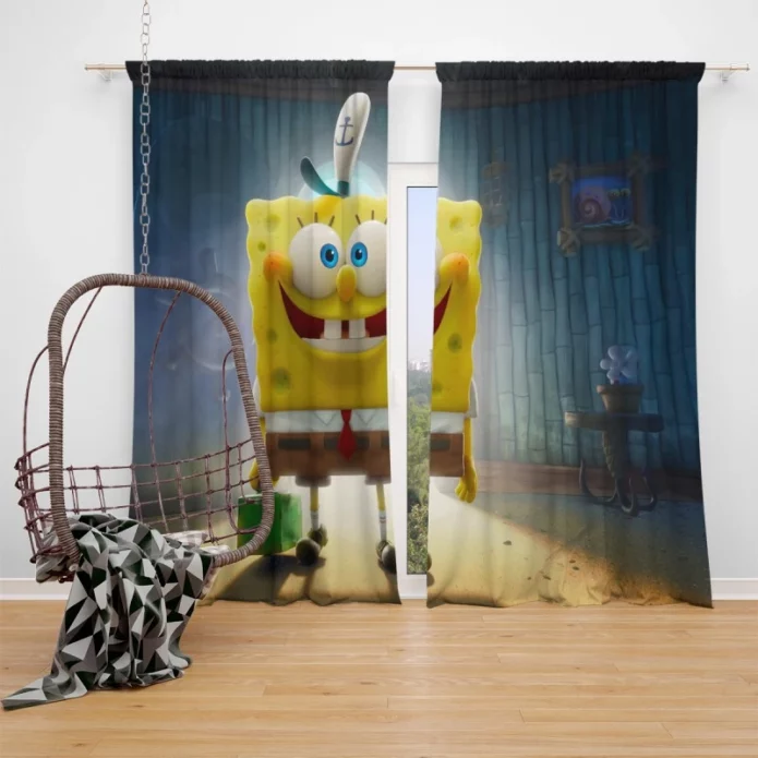 The SpongeBob Movie Sponge on the Run Movie Window Curtain