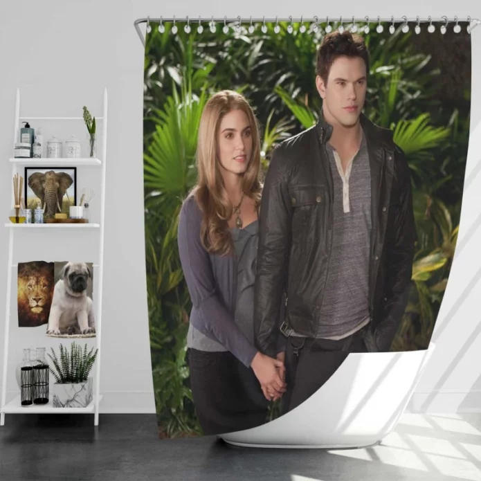 The Twilight Saga Breaking Dawn Movie Rosalie Hale Bath Shower Curtain