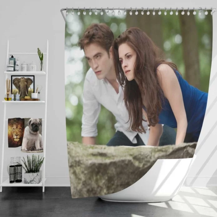 The Twilight Saga Breaking Movie Dawn First Hunt Bath Shower Curtain