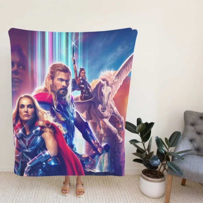 Thor Love and Thunder Movie Fleece Blanket