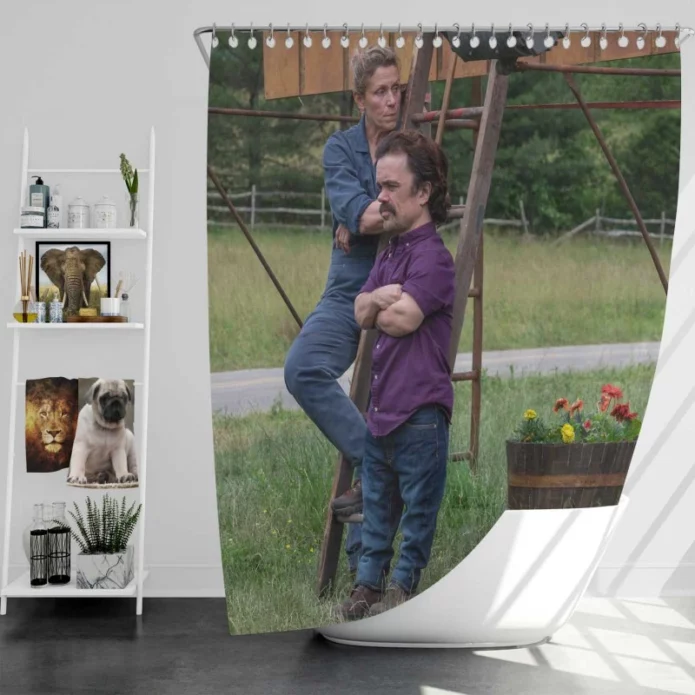 Three Billboards Outside Ebbing Missouri Movie Bath Shower Curtain