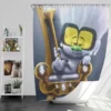 Tiny Diamond Character Poster Movie Bath Shower Curtain