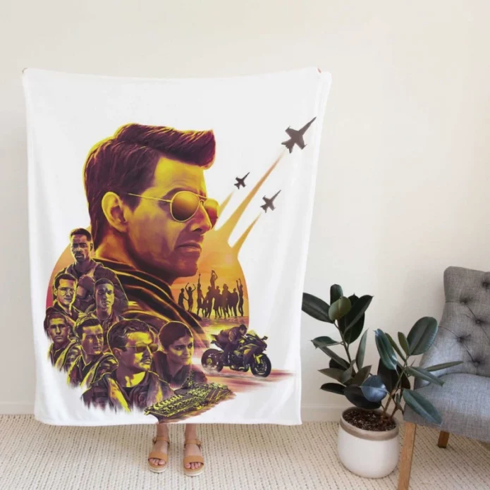 Top Gun Maverick Movie Fleece Blanket