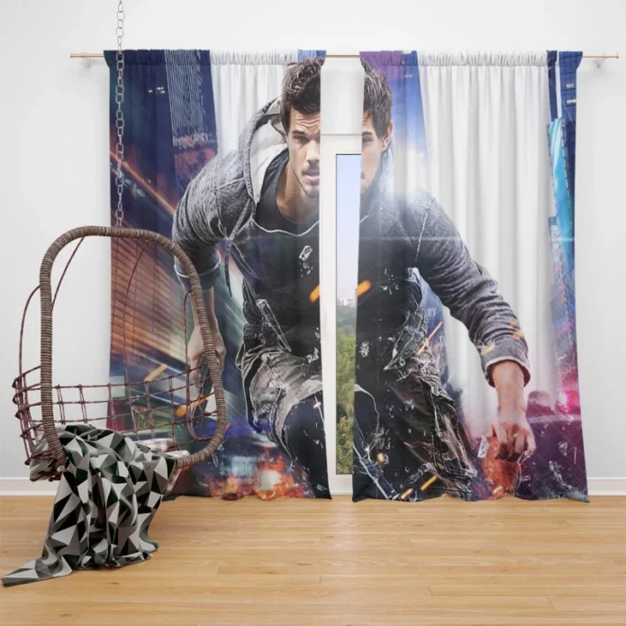 Tracers Movie Taylor Lautner Window Curtain